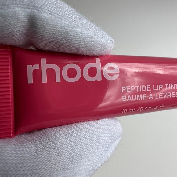 Rhode Sugar Cookie Peptide Lip Tint Gift Set Stickers and Bag LA Popup Brand New - Picture 15 of 16